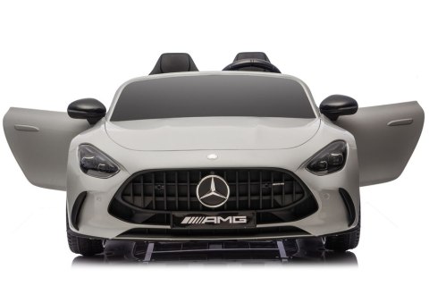Auto Na Akumulator Mercedes GT63 AMG DKGT63 24V LCD Lakierowany Jasno Szary LEAN CARS
