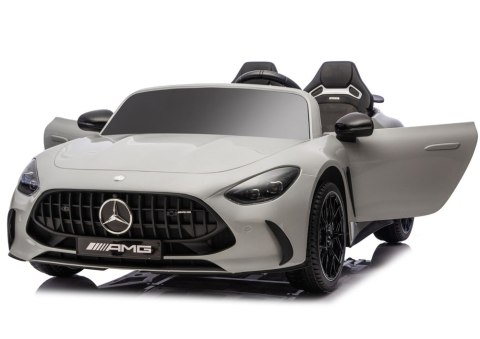 Auto Na Akumulator Mercedes GT63 AMG DKGT63 24V LCD Lakierowany Jasno Szary LEAN CARS