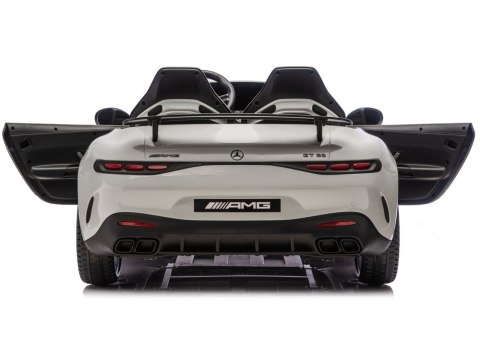 Auto Na Akumulator Mercedes GT63 AMG DKGT63 24V LCD Lakierowany Jasno Szary LEAN CARS