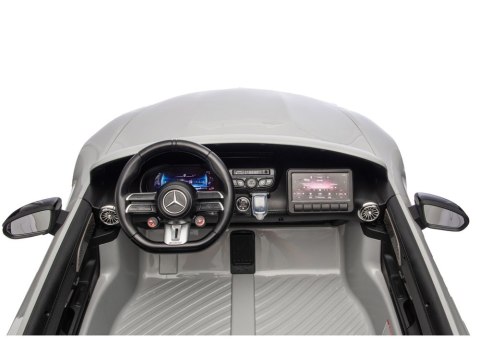 Auto Na Akumulator Mercedes GT63 AMG DKGT63 24V LCD Lakierowany Jasno Szary LEAN CARS