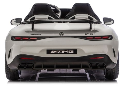 Auto Na Akumulator Mercedes GT63 AMG DKGT63 24V LCD Lakierowany Jasno Szary LEAN CARS