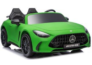 Auto Na Akumulator Mercedes GT63 AMG DK-GT63 24V LCD Matowy Zielony LEAN CARS