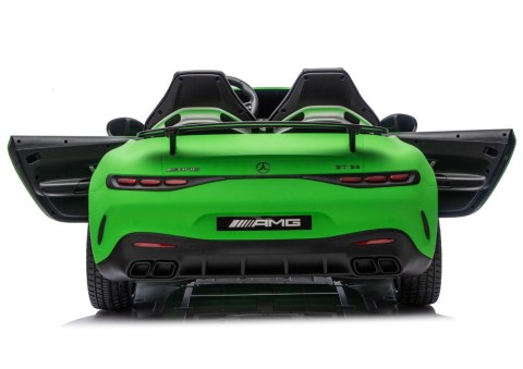 Auto Na Akumulator Mercedes GT63 AMG DK-GT63 24V LCD Matowy Zielony LEAN CARS
