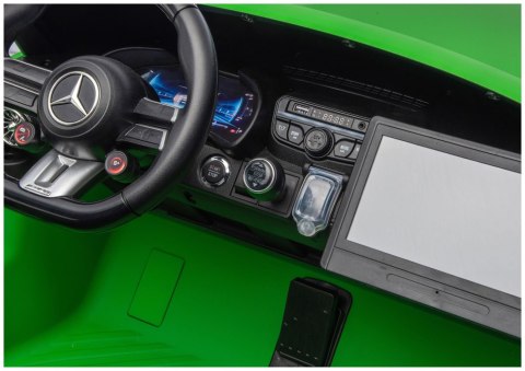 Auto Na Akumulator Mercedes GT63 AMG DK-GT63 24V LCD Matowy Zielony LEAN CARS