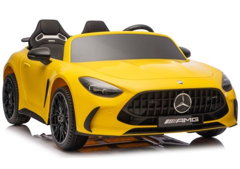 Auto Na Akumulator Mercedes GT63 AMG DK-GT63 24V LCD Żółty LEAN CARS