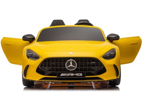 Auto Na Akumulator Mercedes GT63 AMG DK-GT63 24V LCD Żółty LEAN CARS