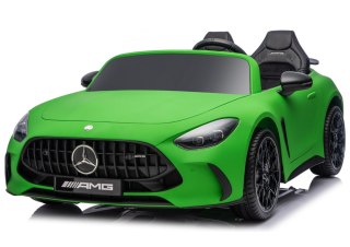 Auto Na Akumulator Mercedes GT63 AMG DKGT63 24V Cichy Silnik Matowy Zielony LEAN CARS