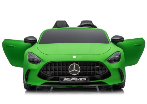 Auto Na Akumulator Mercedes GT63 AMG DKGT63 24V Cichy Silnik Matowy Zielony LEAN CARS