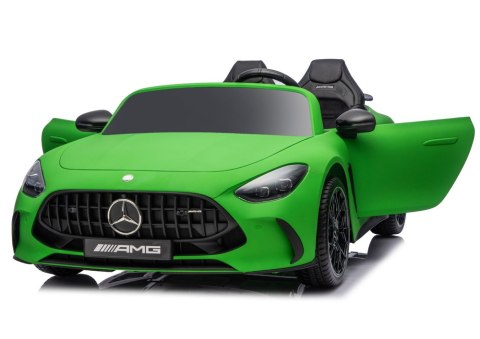 Auto Na Akumulator Mercedes GT63 AMG DKGT63 24V Cichy Silnik Matowy Zielony LEAN CARS