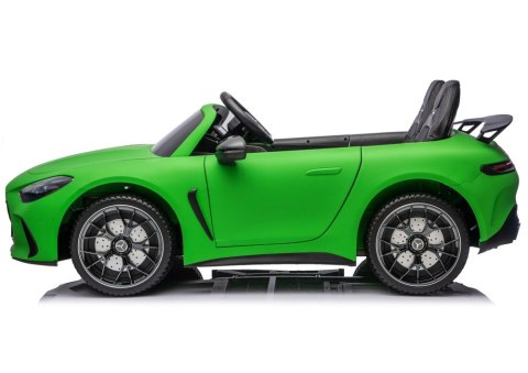 Auto Na Akumulator Mercedes GT63 AMG DKGT63 24V Cichy Silnik Matowy Zielony LEAN CARS
