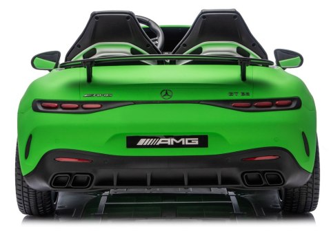 Auto Na Akumulator Mercedes GT63 AMG DKGT63 24V Cichy Silnik Matowy Zielony LEAN CARS