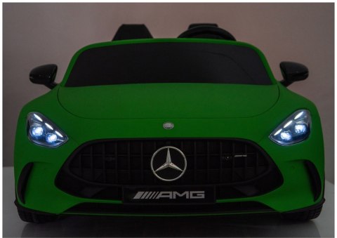 Auto Na Akumulator Mercedes GT63 AMG DKGT63 24V Cichy Silnik Matowy Zielony LEAN CARS