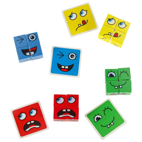 Klocki kreatywne montessori wyzwania zmieniające twarz emocje Kik Sp. z o. o. Sp. k.