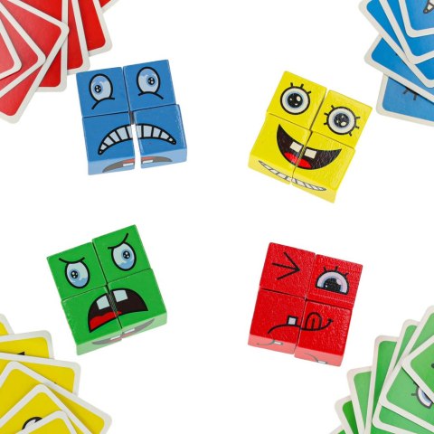 Klocki kreatywne montessori wyzwania zmieniające twarz emocje Kik Sp. z o. o. Sp. k.