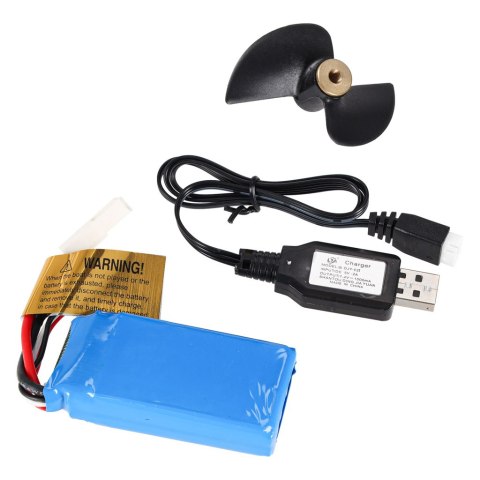 Łódź zdalnie sterowana na pilota RC FT009 pomarańczowa Kik Sp. z o. o. Sp. k.