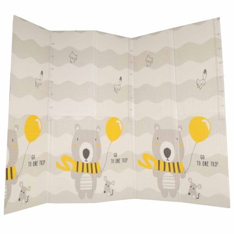 Mata edukacyjna piankowa dwustronna składana 150x200cm drzewa misie Kik Sp. z o. o. Sp. k.