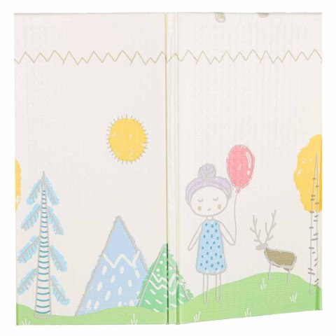 Mata edukacyjna piankowa dwustronna składana 150x200cm drzewa misie Kik Sp. z o. o. Sp. k.