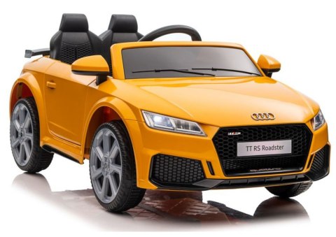 Pojazd Na Akumulator Audi TT RS Żółte LEAN CARS