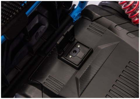 Pojazd Na Akumulator DM-107 24V7 Cichy Silnik Niebieski LEAN CARS