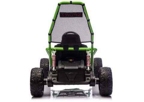 Pojazd Na Akumulator DM-107 24V7 Cichy Silnik Zielony LEAN CARS