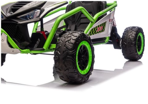 Pojazd Na Akumulator DM-107 24V7 Cichy Silnik Zielony LEAN CARS