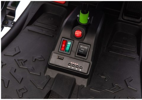 Pojazd Na Akumulator DM-107 24V7 Cichy Silnik Zielony LEAN CARS