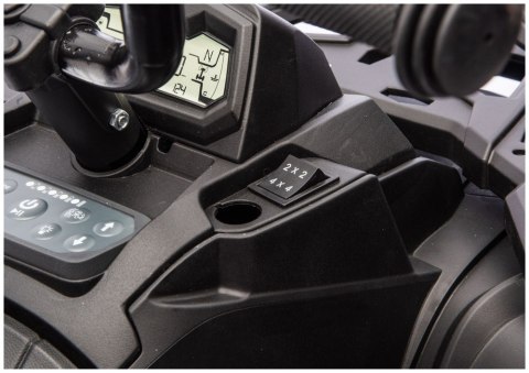 Quad Na Akumulator ATV 6 Kół Z Przyczepką JC606 24V 4x4 Czerwony LEAN CARS