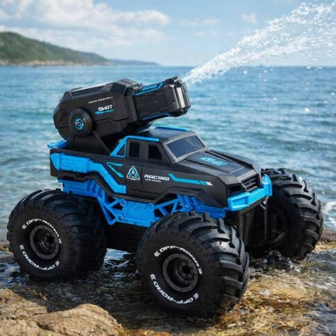 Samochód RC amfibia wodoodporny sterowany gestami ręką + 2 piloty niebieski Kik Sp. z o. o. Sp. k.