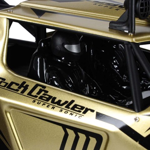 Samochód zdalnie sterowany 2,4GHz 1:8 51cm metal złoty Kik Sp. z o. o. Sp. k.