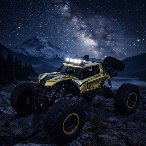 Samochód zdalnie sterowany 2,4GHz 1:8 51cm metal złoty Kik Sp. z o. o. Sp. k.