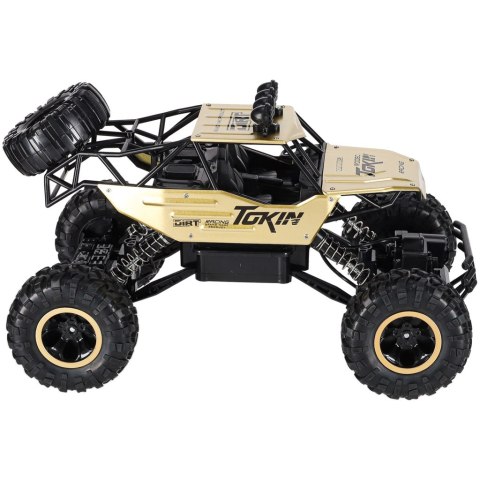 Samochód zdalnie sterowany na pilota RC Rock Crawler 1:12 4WD METAL złoty Kik Sp. z o. o. Sp. k.