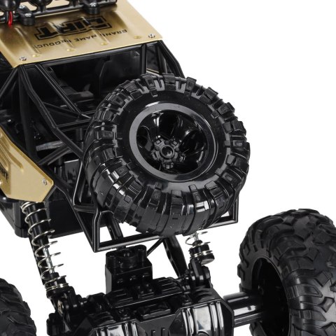 Samochód zdalnie sterowany na pilota RC Rock Crawler 1:12 4WD METAL złoty Kik Sp. z o. o. Sp. k.