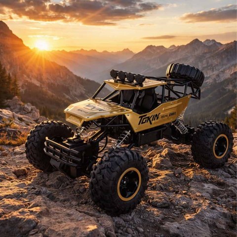 Samochód zdalnie sterowany na pilota RC Rock Crawler 1:12 4WD METAL złoty Kik Sp. z o. o. Sp. k.