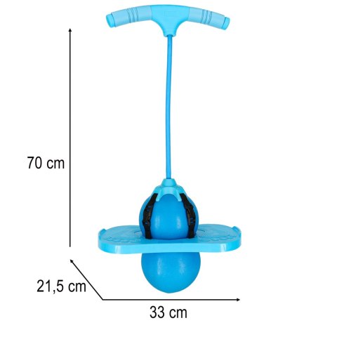 Skoczek dla dzieci pogo równowaga jumper niebieski Kik Sp. z o. o. Sp. k.