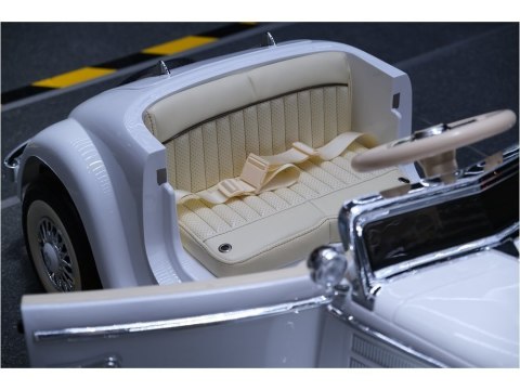 Auto Na Akumulator Mercedes Benz 540K Klasyk Premium Światła LED MP3 Biały