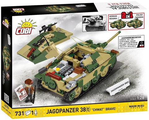 Klocki Jagdpanzer 38t Chwat 731 klocki Cobi Klocki