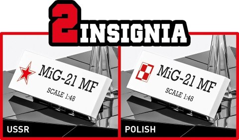 Klocki Mig-21 MF 381 klocków Cobi Klocki