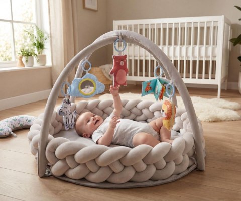 Mata edukacyjna sensoryczna warkocz Milly Mally