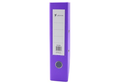 Segregator Na Dokumenty A4/75mm Okucie Mechanizm Dźwigniowy Purpurowy LEAN