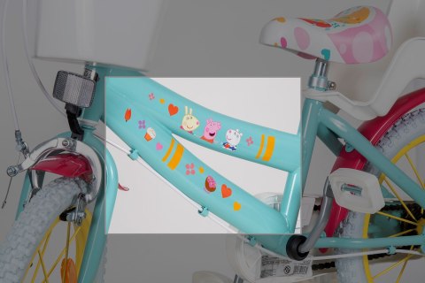 Rower dziecięcy Toimsa Świnka Peppa 16" zielony