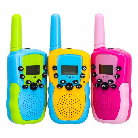 Walkie talkie krótkofalówka dla dzieci zestaw 3 sztuki Kik Sp. z o. o. Sp. k.
