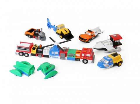 Zestaw Malblo Magnetyczne pojazdy Delux 2 MALIK