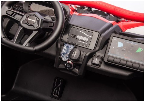 Auto Na Akumulator Maverick CAN-AM Turbo RS STRONG AIR Czerwone LEAN CARS