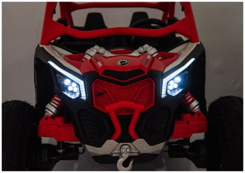 Auto Na Akumulator Maverick CAN-AM Turbo RS STRONG AIR Czerwone LEAN CARS