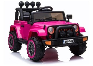 Auto na Akumulator Jeep BRD-7588 Różowy 4x4 LEAN CARS