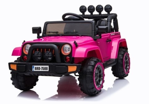 Auto na Akumulator Jeep BRD-7588 Różowy 4x4 LEAN CARS