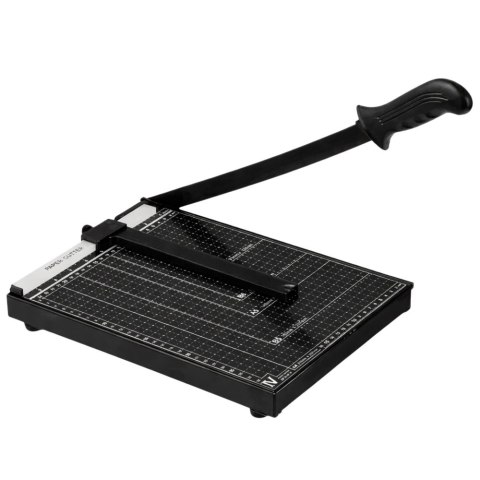 Gilotyna Do Papieru A4 Trymer Do Cięcia Papieru Metalowa Biurowa Czarna LEAN