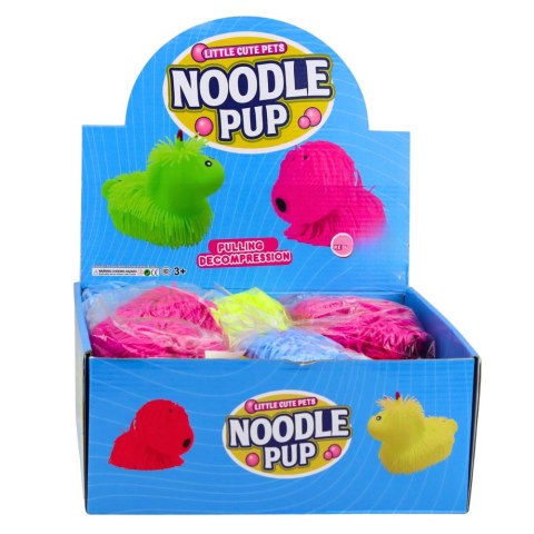 Gniotek Sensoryczny Do Rozciągania Ściskania Pies z Frędzlami Świecący LED LEAN TOYS