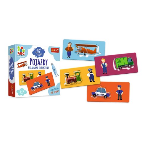 Gra edukacyjna dla dzieci Pojazdy ABC Malucha Trefl 01942 Trefl Gry