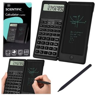 Kalkulator Naukowy Biurowy Z Tablicą LCD Tablet Graficzny Rysik 10 Cyfr LEAN